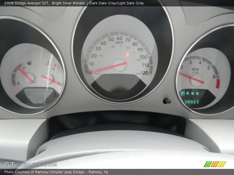 Bright Silver Metallic / Dark Slate Gray/Light Slate Gray 2008 Dodge Avenger SXT