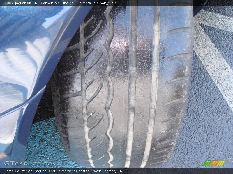 Indigo Blue Metallic / Ivory/Slate 2007 Jaguar XK XK8 Convertible