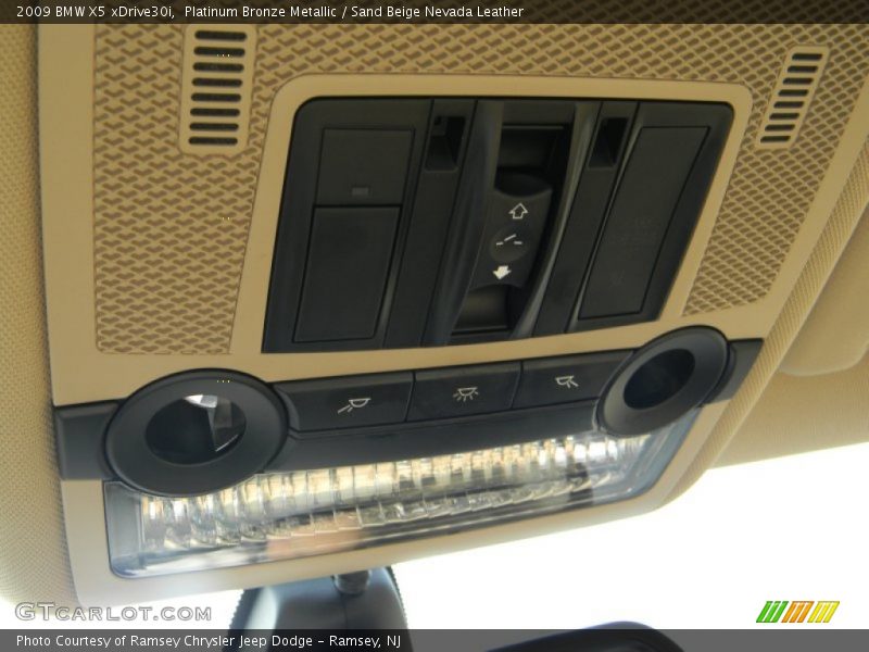 Platinum Bronze Metallic / Sand Beige Nevada Leather 2009 BMW X5 xDrive30i