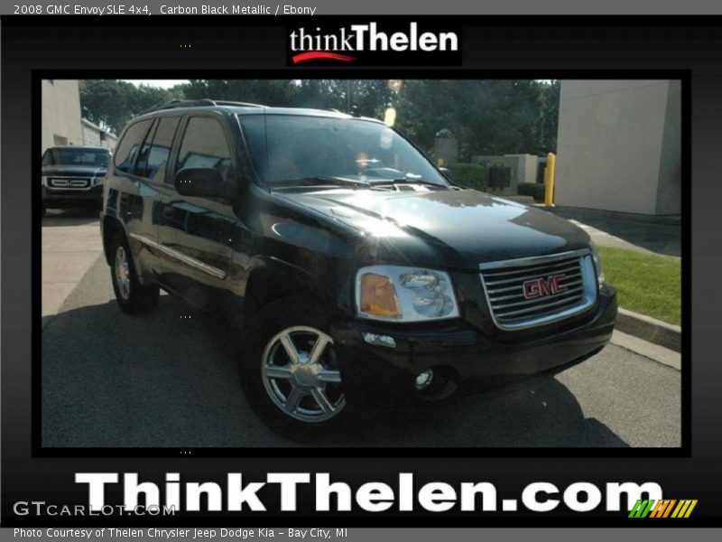 Carbon Black Metallic / Ebony 2008 GMC Envoy SLE 4x4