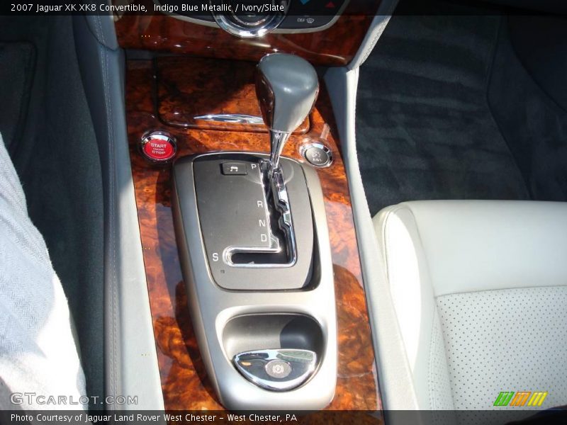 Indigo Blue Metallic / Ivory/Slate 2007 Jaguar XK XK8 Convertible