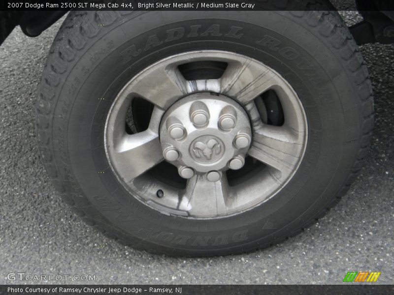 Bright Silver Metallic / Medium Slate Gray 2007 Dodge Ram 2500 SLT Mega Cab 4x4
