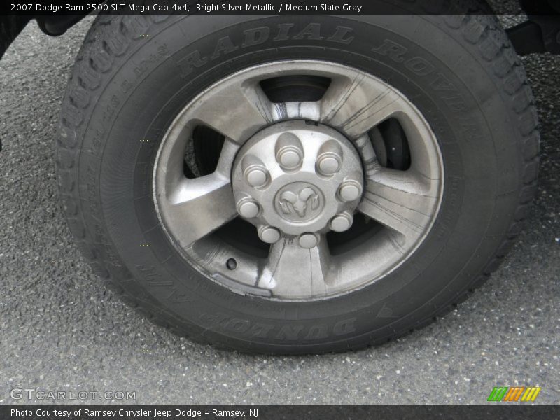 Bright Silver Metallic / Medium Slate Gray 2007 Dodge Ram 2500 SLT Mega Cab 4x4