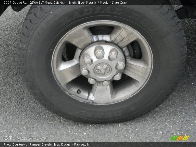 Bright Silver Metallic / Medium Slate Gray 2007 Dodge Ram 2500 SLT Mega Cab 4x4