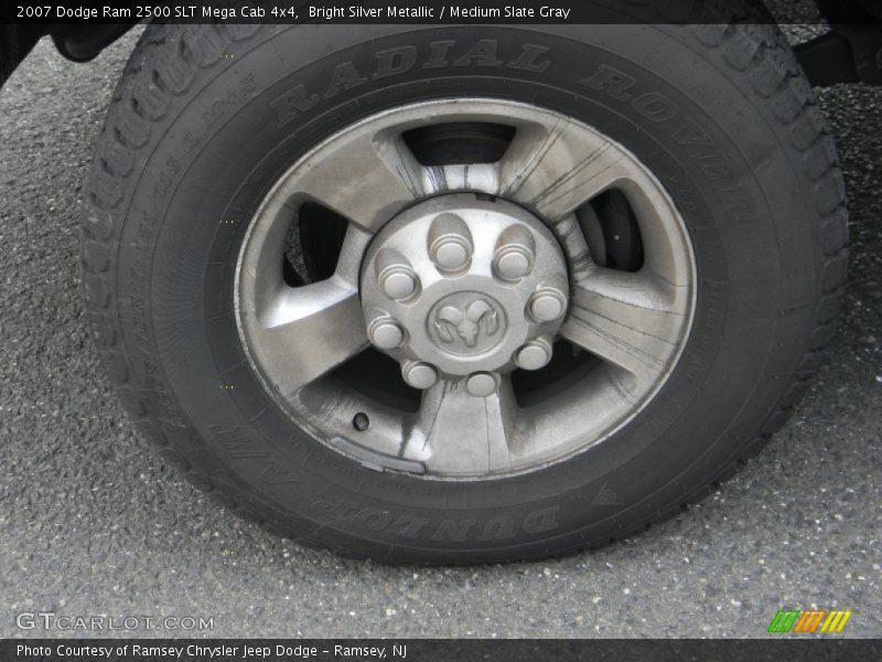 Bright Silver Metallic / Medium Slate Gray 2007 Dodge Ram 2500 SLT Mega Cab 4x4