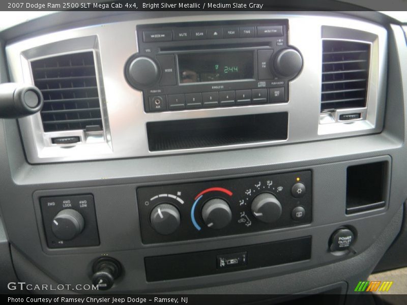 Bright Silver Metallic / Medium Slate Gray 2007 Dodge Ram 2500 SLT Mega Cab 4x4