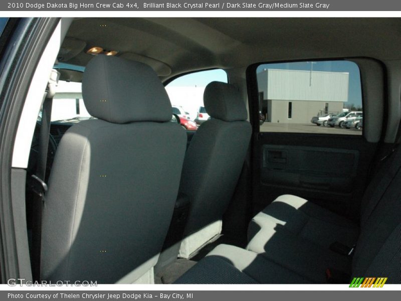 Brilliant Black Crystal Pearl / Dark Slate Gray/Medium Slate Gray 2010 Dodge Dakota Big Horn Crew Cab 4x4