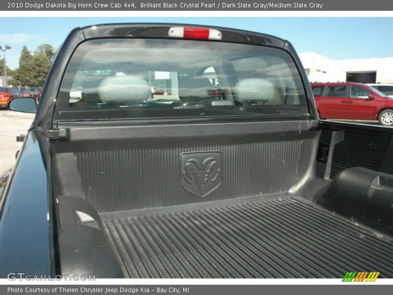 Brilliant Black Crystal Pearl / Dark Slate Gray/Medium Slate Gray 2010 Dodge Dakota Big Horn Crew Cab 4x4