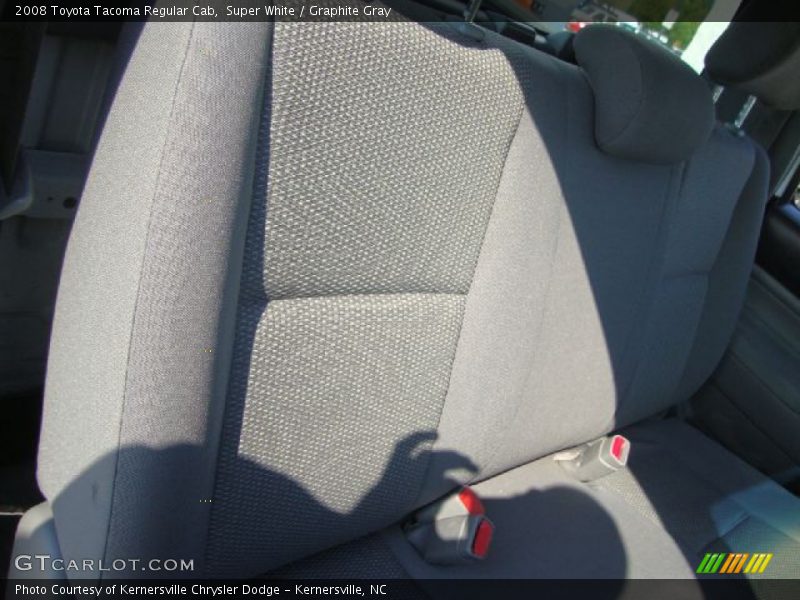 Super White / Graphite Gray 2008 Toyota Tacoma Regular Cab