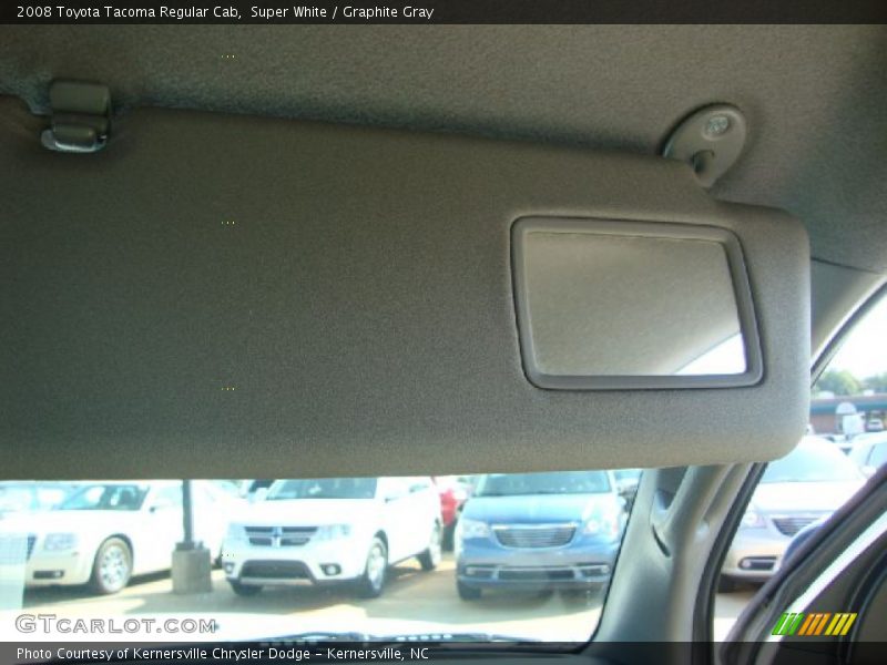 Super White / Graphite Gray 2008 Toyota Tacoma Regular Cab