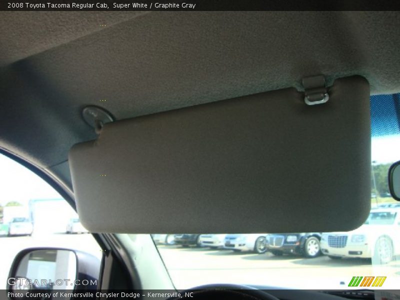 Super White / Graphite Gray 2008 Toyota Tacoma Regular Cab
