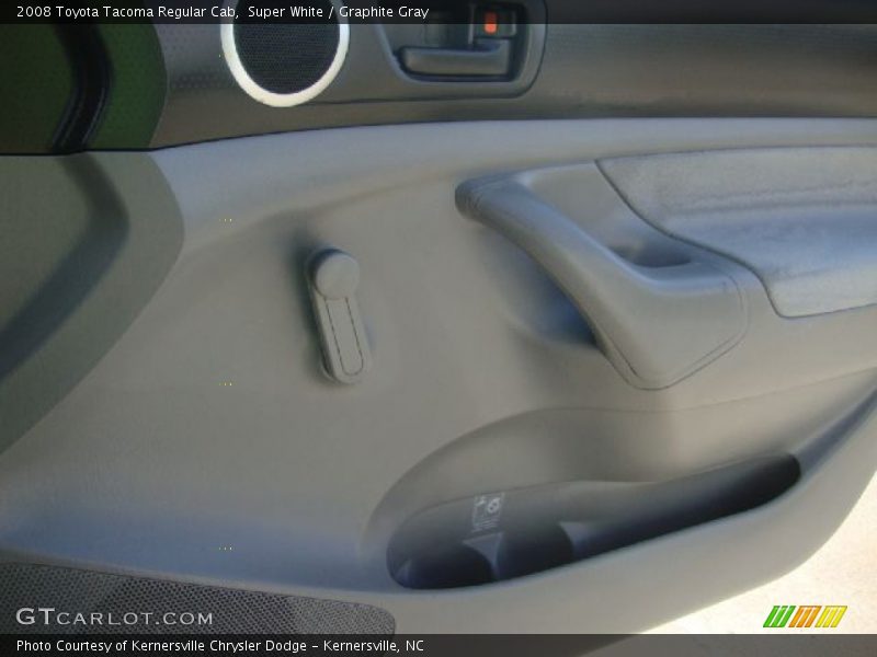 Super White / Graphite Gray 2008 Toyota Tacoma Regular Cab