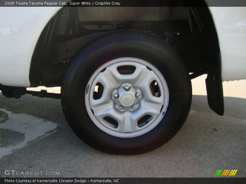 Super White / Graphite Gray 2008 Toyota Tacoma Regular Cab