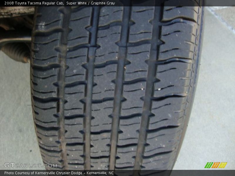 Super White / Graphite Gray 2008 Toyota Tacoma Regular Cab
