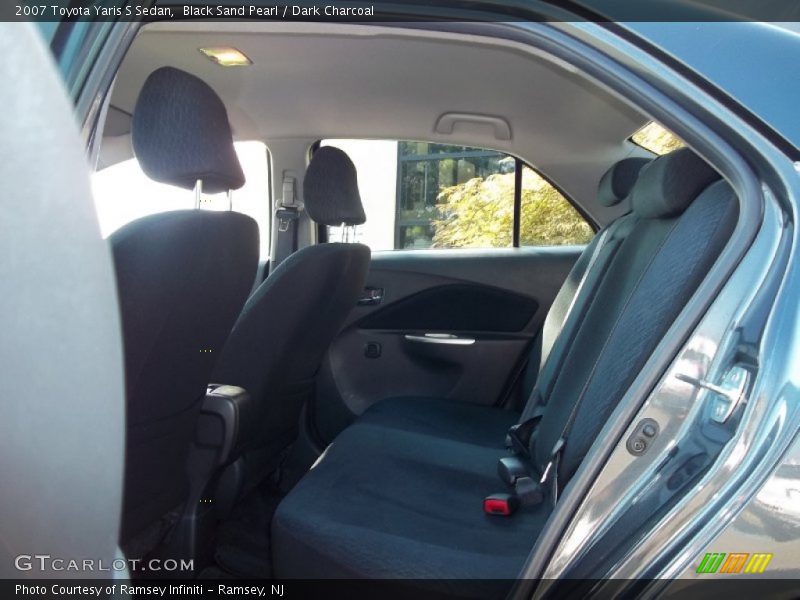 Black Sand Pearl / Dark Charcoal 2007 Toyota Yaris S Sedan