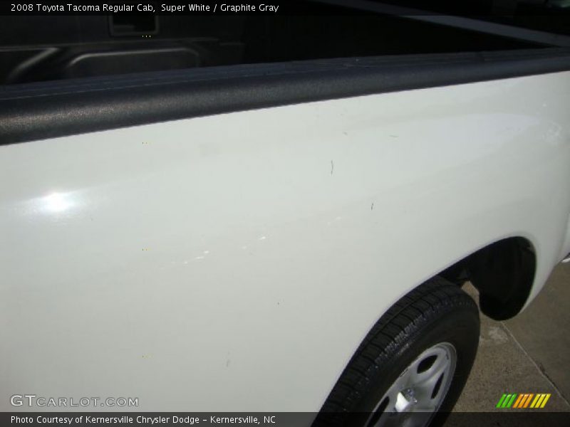 Super White / Graphite Gray 2008 Toyota Tacoma Regular Cab