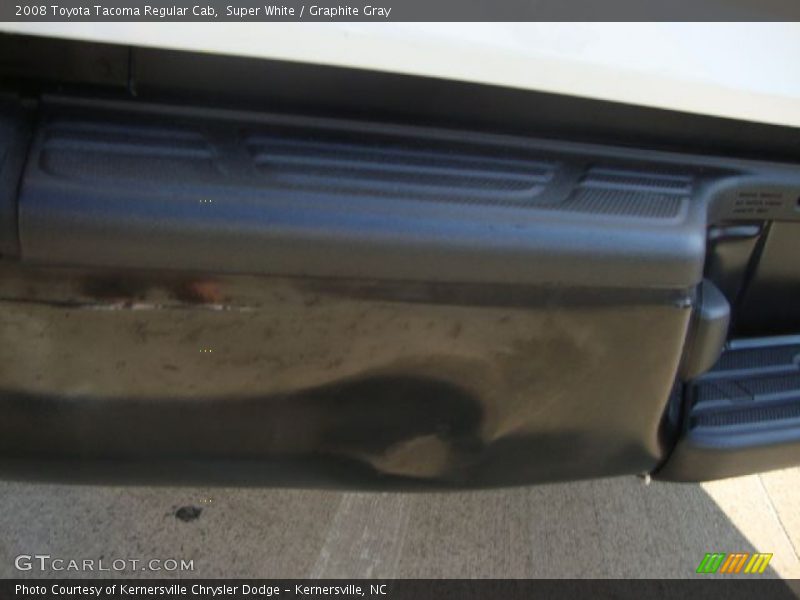 Super White / Graphite Gray 2008 Toyota Tacoma Regular Cab