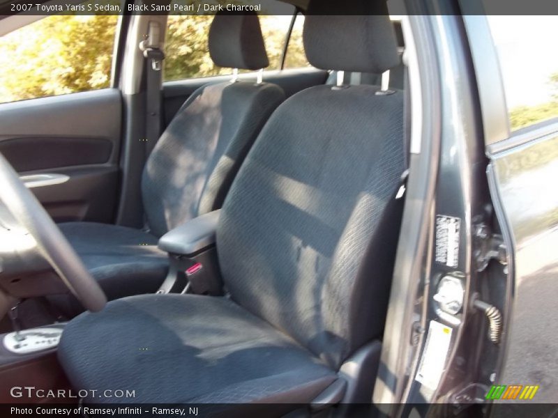 Black Sand Pearl / Dark Charcoal 2007 Toyota Yaris S Sedan