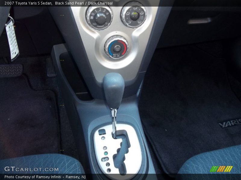 Black Sand Pearl / Dark Charcoal 2007 Toyota Yaris S Sedan