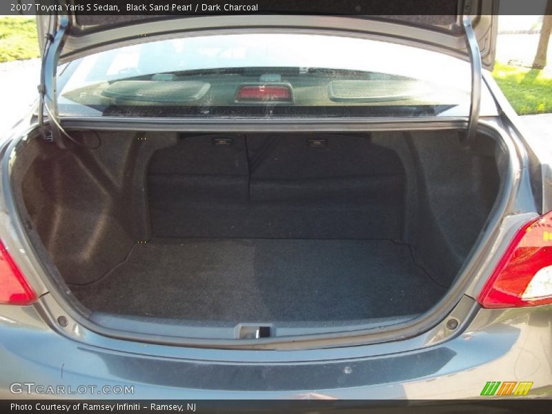 Black Sand Pearl / Dark Charcoal 2007 Toyota Yaris S Sedan