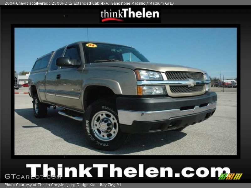 Sandstone Metallic / Medium Gray 2004 Chevrolet Silverado 2500HD LS Extended Cab 4x4