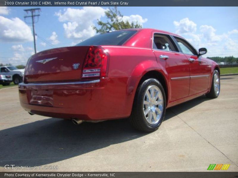 Inferno Red Crystal Pearl / Dark Slate Gray 2009 Chrysler 300 C HEMI