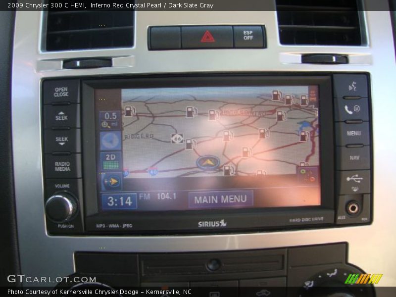 Navigation of 2009 300 C HEMI