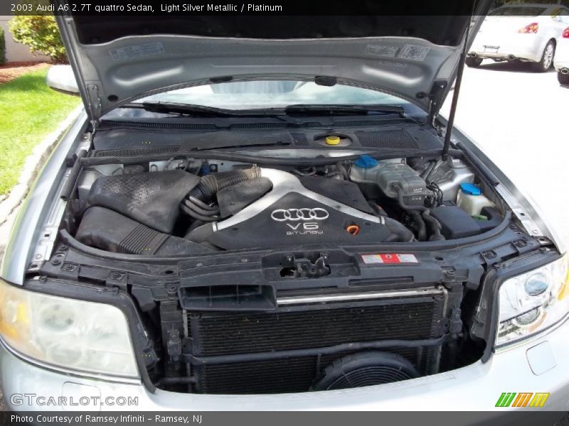  2003 A6 2.7T quattro Sedan Engine - 2.7 Liter Turbocharged DOHC 30-Valve V6