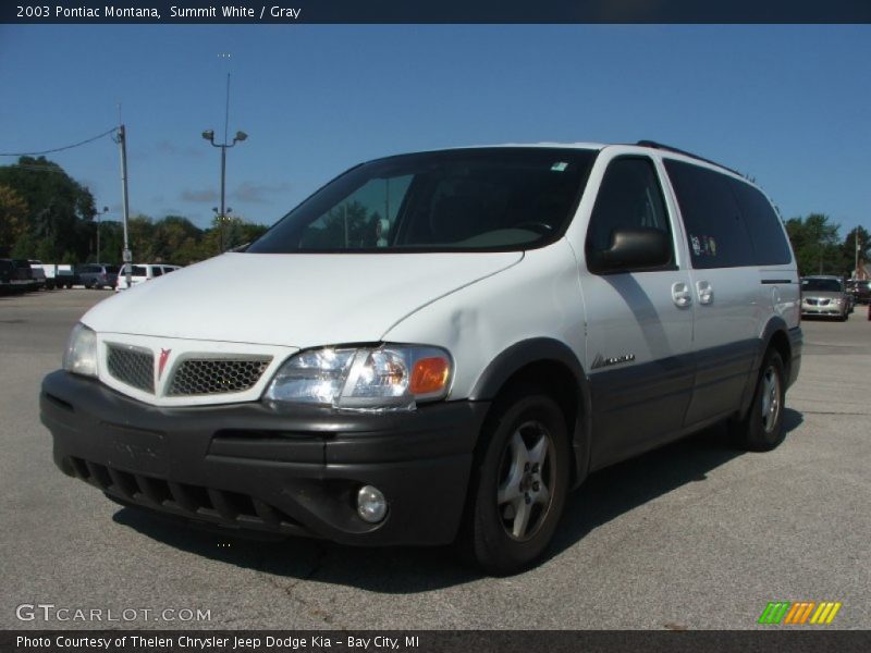 Summit White / Gray 2003 Pontiac Montana