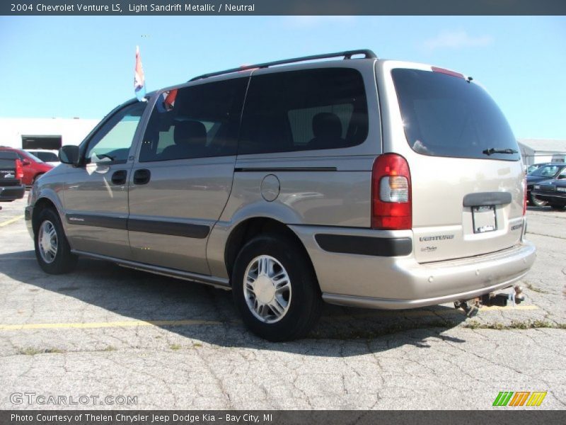 Light Sandrift Metallic / Neutral 2004 Chevrolet Venture LS