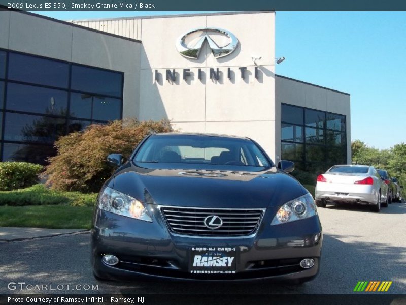 Smokey Granite Mica / Black 2009 Lexus ES 350