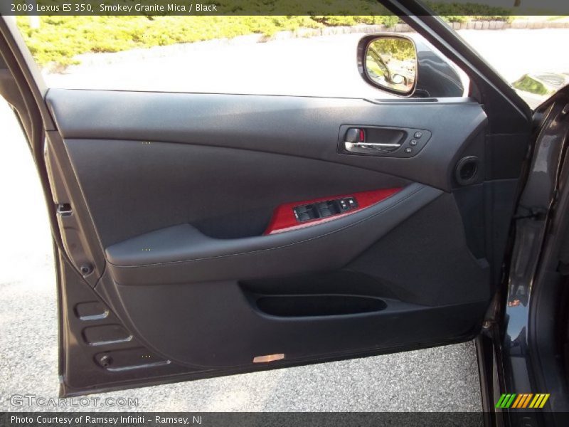 Smokey Granite Mica / Black 2009 Lexus ES 350