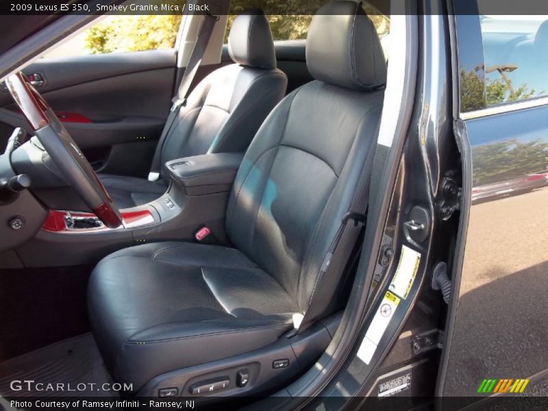 Smokey Granite Mica / Black 2009 Lexus ES 350