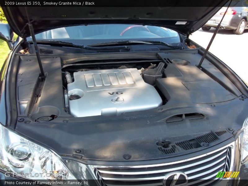 Smokey Granite Mica / Black 2009 Lexus ES 350