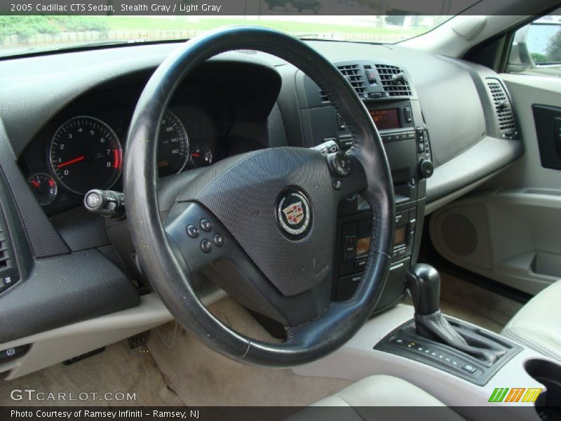 Stealth Gray / Light Gray 2005 Cadillac CTS Sedan