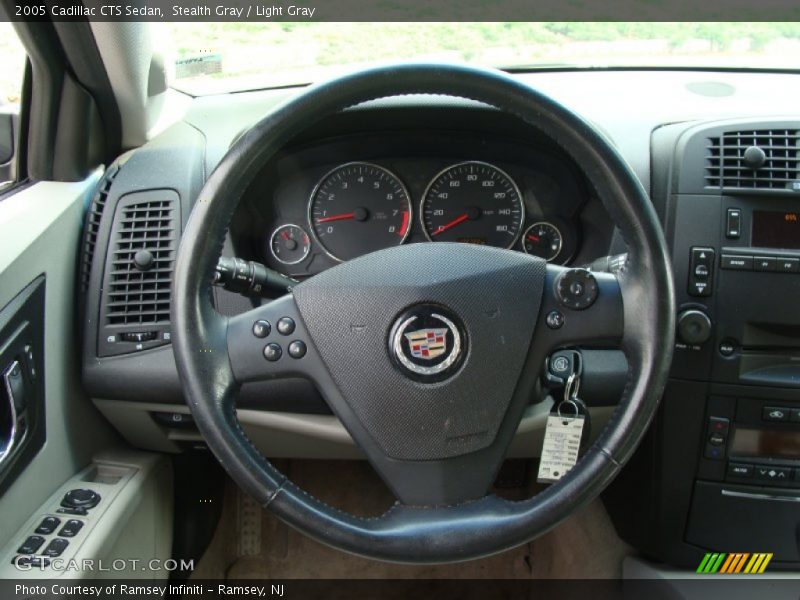 Stealth Gray / Light Gray 2005 Cadillac CTS Sedan