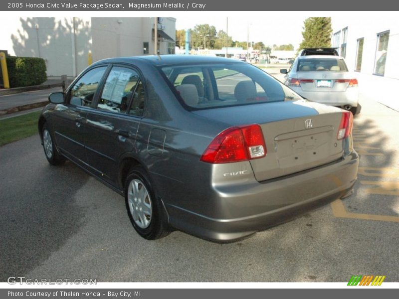 Magnesium Metallic / Gray 2005 Honda Civic Value Package Sedan