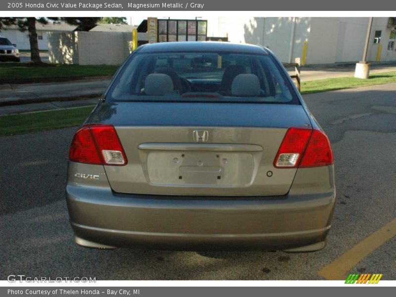 Magnesium Metallic / Gray 2005 Honda Civic Value Package Sedan