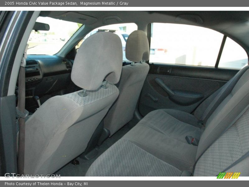 Magnesium Metallic / Gray 2005 Honda Civic Value Package Sedan