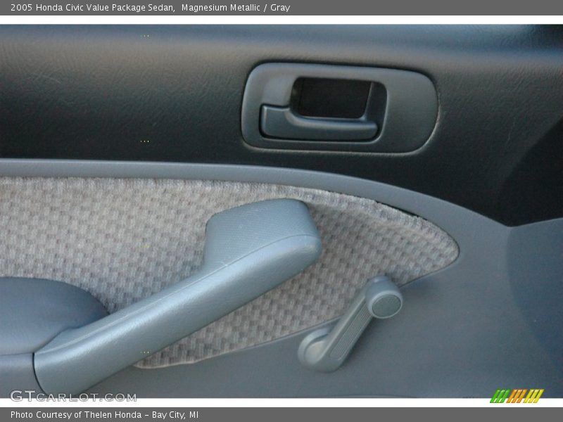 Magnesium Metallic / Gray 2005 Honda Civic Value Package Sedan