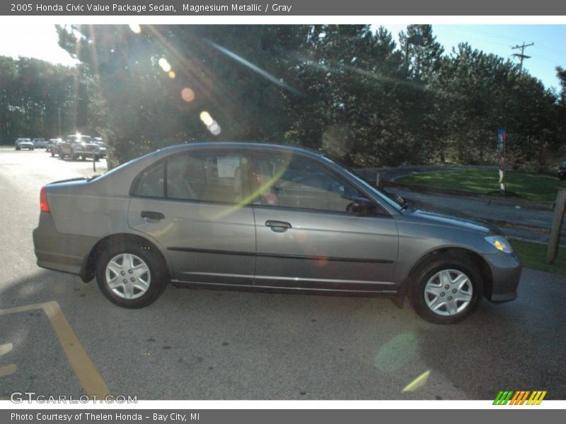 Magnesium Metallic / Gray 2005 Honda Civic Value Package Sedan