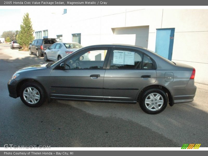 Magnesium Metallic / Gray 2005 Honda Civic Value Package Sedan