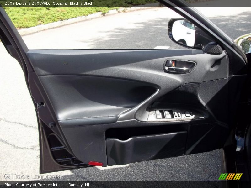 Obsidian Black / Black 2009 Lexus IS 250 AWD
