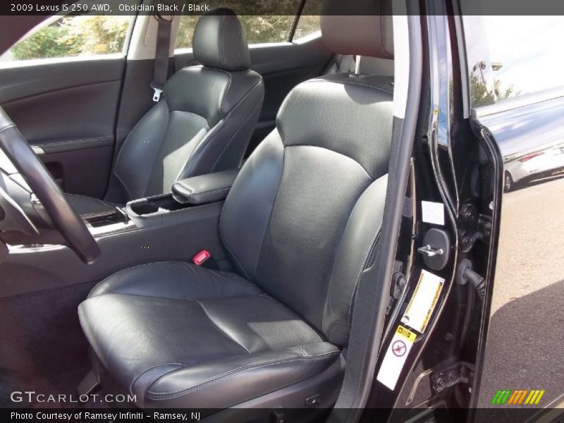 Obsidian Black / Black 2009 Lexus IS 250 AWD