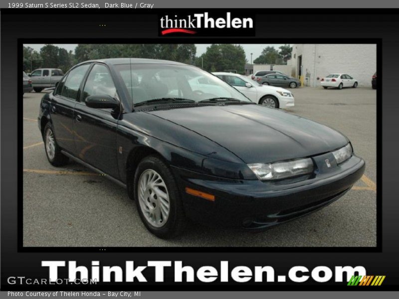 Dark Blue / Gray 1999 Saturn S Series SL2 Sedan