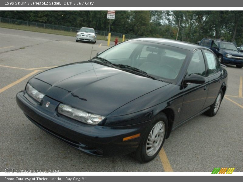 Dark Blue / Gray 1999 Saturn S Series SL2 Sedan