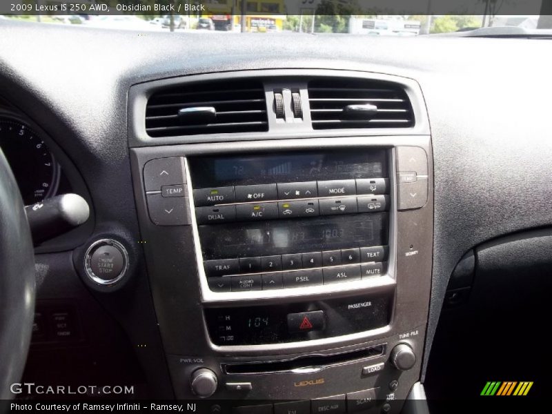 Obsidian Black / Black 2009 Lexus IS 250 AWD