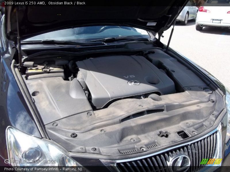 Obsidian Black / Black 2009 Lexus IS 250 AWD
