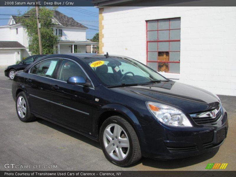 Deep Blue / Gray 2008 Saturn Aura XE