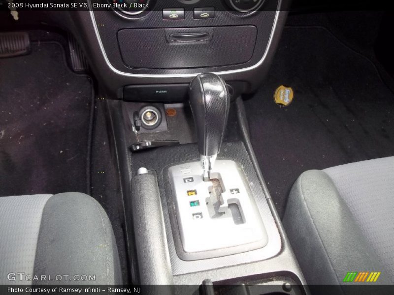 Ebony Black / Black 2008 Hyundai Sonata SE V6